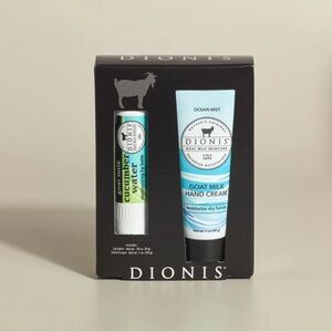 Dionis Cucumber Water Lip Balm and Ocean Mist Hand Cream Set